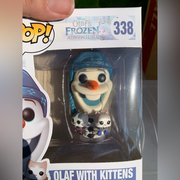 New Vaulted Funko Pop Olaf with Kittens Vinyl Pop Disney Frozen Olafs Adventures - Picture 2 of 8